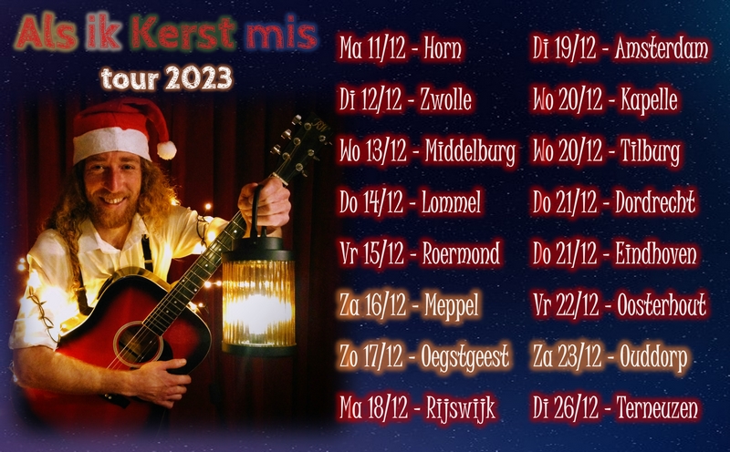 Bezoek een Kerstvoorstelling 2023 van Tijl Damen.