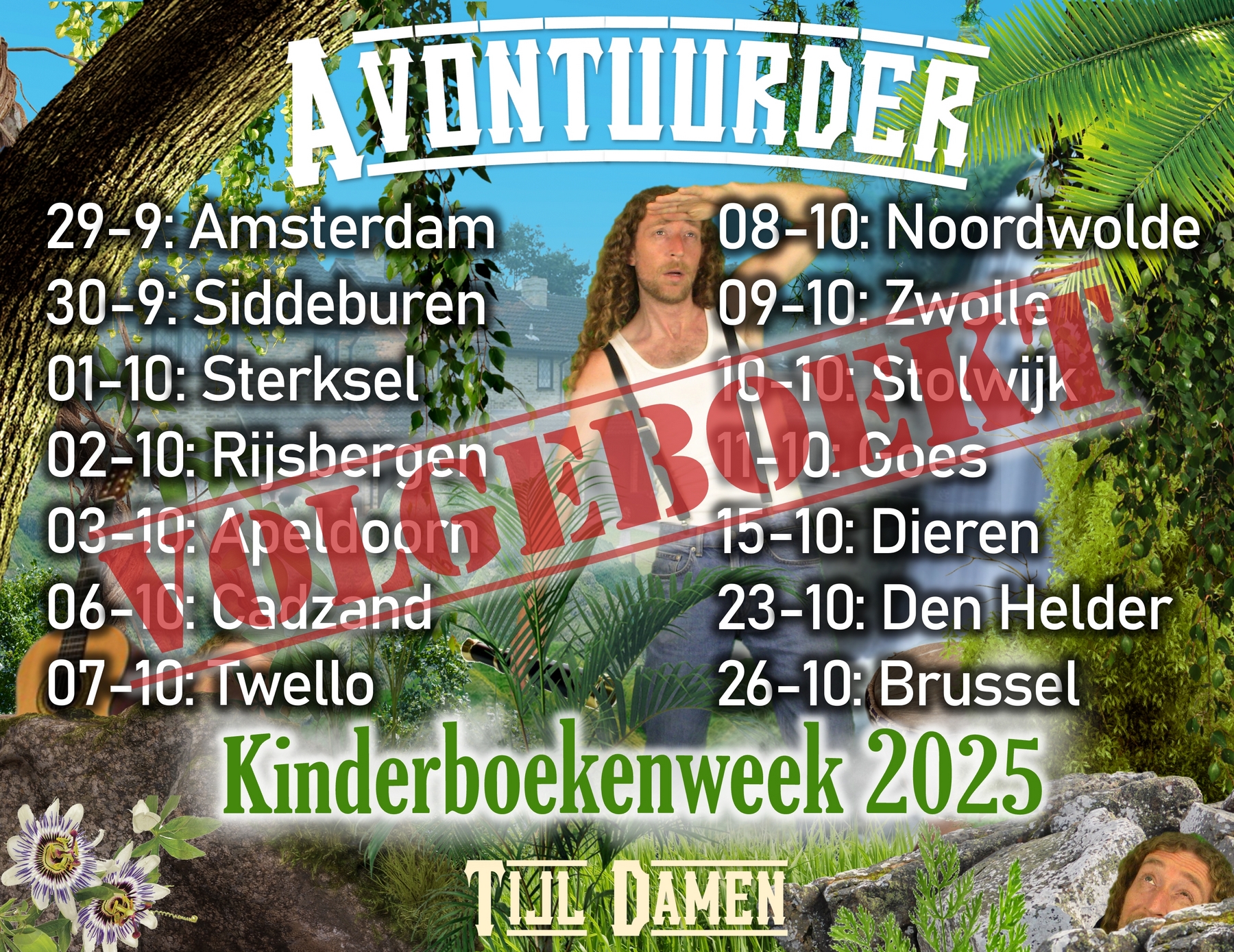 Voorstelling Kinderboekenweek 2025: Op Avontuur VOLGEBOEKT