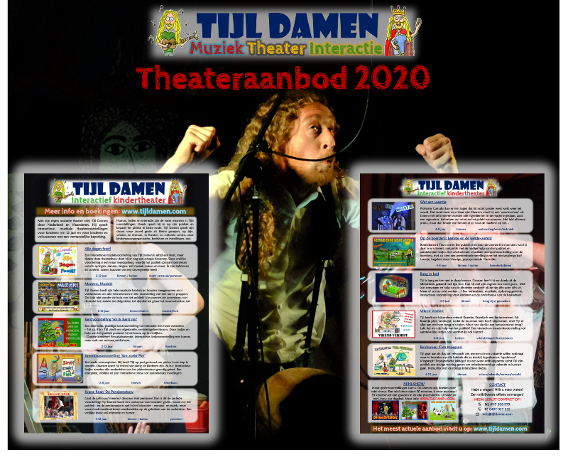 Aanbod kindertheater Tijl Damen 2020